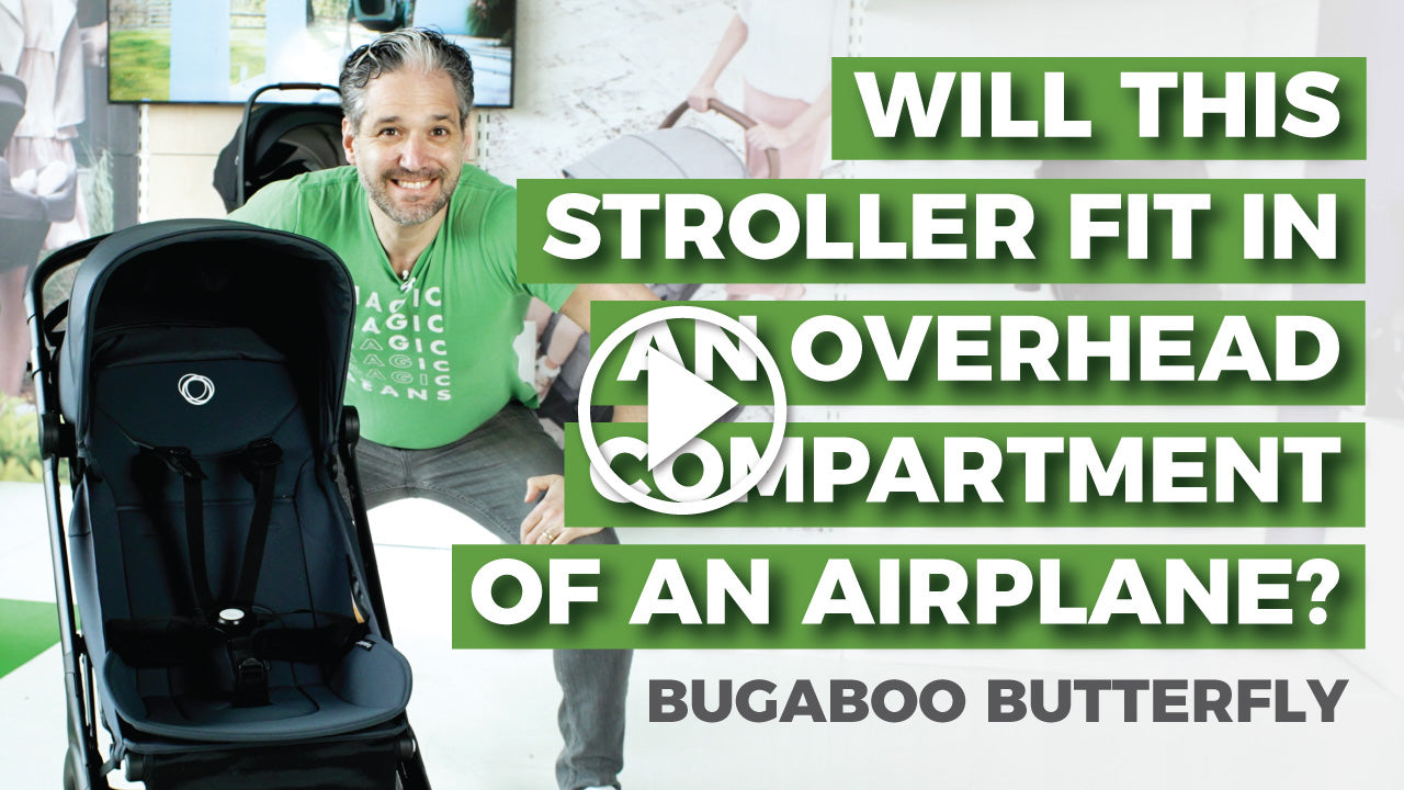 Will This Stroller Really Fit on an Airplane? | Bugaboo Butterfly | Best Lightweight Stroller 2022 | Video Blog