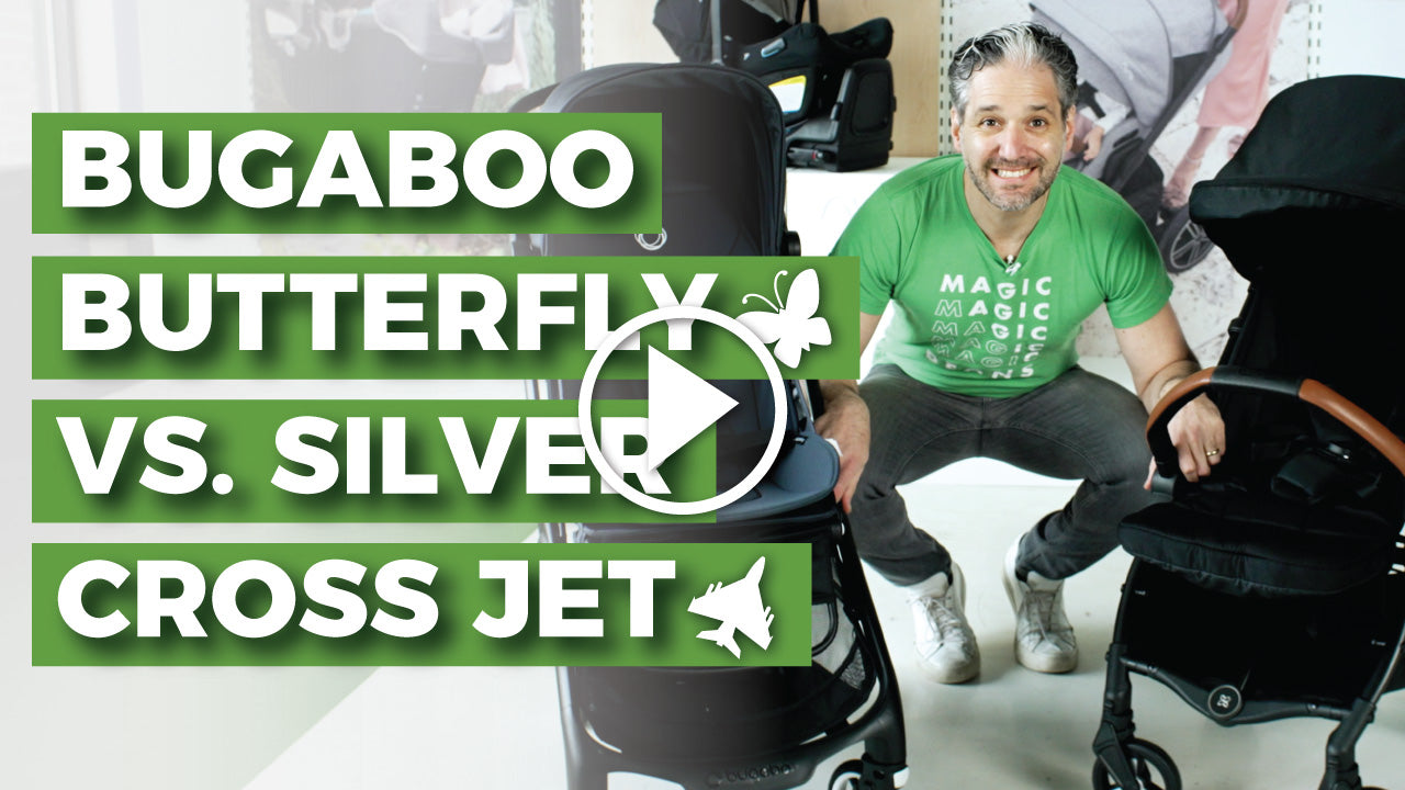 Bugaboo Butterfly vs. Silver Cross Jet 3 | Lightweight Travel Strollers | Magic Beans Reviews | Video Blog