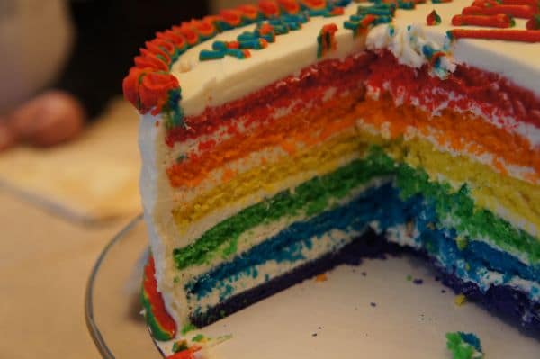 The rainbow cake connection