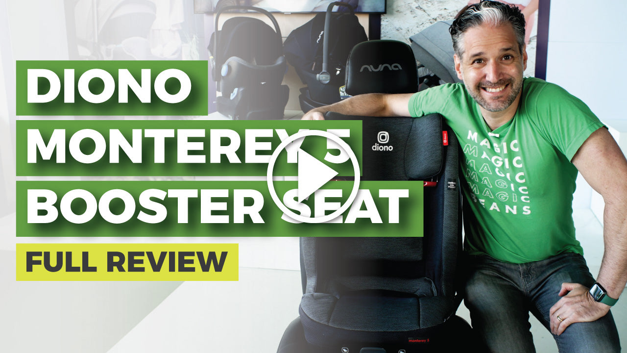 Diono Monterey 5 Review | Car Booster Seats | Best Car Seats 2022 | Magic Beans Reviews | Video Blog