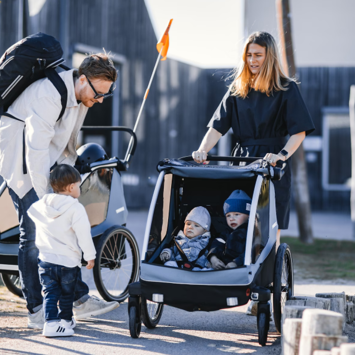 Comparing 3 popular Thule double bike trailers | the Cadence, Coaster XT, and Courier