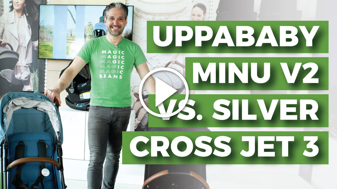 UPPAbaby MINU V2 vs. Silver Cross Jet 3 | Lightweight Travel Strollers | Magic Beans Reviews | Video Blog