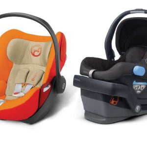 High tech, high style infant car seats: the Cybex Cloud Q vs. the UPPAbaby MESA