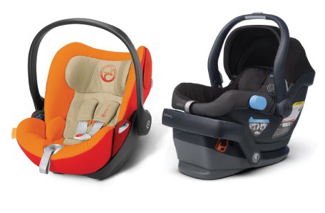 High tech, high style infant car seats: the Cybex Cloud Q vs. the UPPAbaby MESA