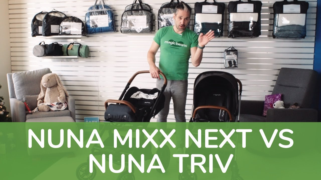 Nuna Mixx Next vs. Nuna TRIV 2021 | Stroller Comparison | Stroller Review | Magic Beans | Video Blog