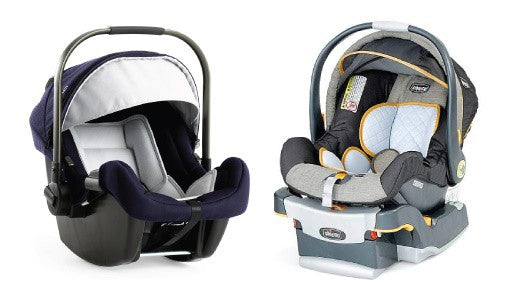 Light &amp; sweet infant car seats: the Chicco Keyfit vs. the Nuna Pipa