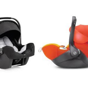 Infant car seat comparison: the new Cybex Cloud Q vs. the Nuna Pipa