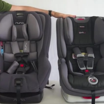 VIDEO: Nuna Rava Convertible Car Seat vs. Britax Boulevard Clicktight