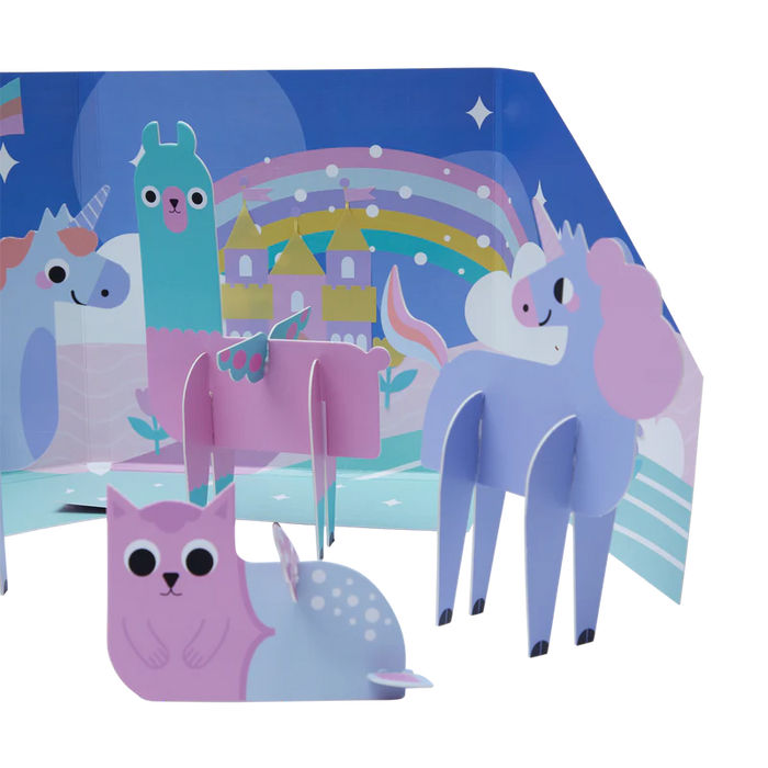 OOLY Pop! Make and Play Activity Scene - Magical Creatures