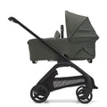  Bugaboo Dragonfly Stroller and Bassinet Complete - Black / Forest Green / Forest Green