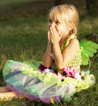 Green Fairy Blooms Deluxe Dress and Wings - Size 3-4 Years