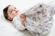 Sora Baby Premium Cotton Jersey Sleepsack - Sora Birds Purple