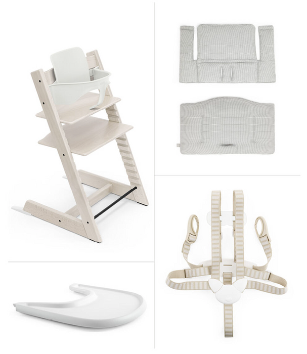 Stokke Tripp Trapp High Chair Bundle Complete