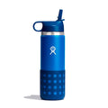 Hydro Flask 20 oz Kids Wide Mouth Water Bottle with Straw Lid