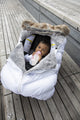 Car Seat Cocoon Tundra White with Faux Fur