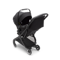 BUTTERFLY CAR SEAT ADAPTER - view of the Butterfly stroller with the turtle air car seat, connected with the adapters.