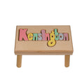 Hollow Woodworks Personalized Name Stool