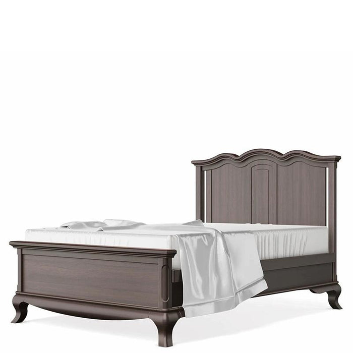 Romina Cleopatra Full Bed with Solid Headboard - Bruno Rosso