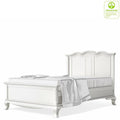 Romina Cleopatra Full Bed with Solid Headboard - Solid White