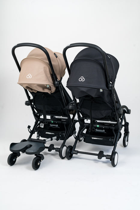 Bumprider Connect 3 Stroller in Black and Sand
