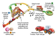 Haba Kullerbu Farmyard Play Track Starter Set with Sound