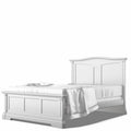 Romina Imperio Full Bed with Solid Headboard - Solid White