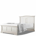Romina Imperio Full Bed with Open Headboard - Washed White