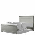 Romina Karisma Full Bed with Solid Back Panel - Vintage Grey
