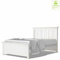 Romina Karisma Full Bed with Open Back Panel - Solid White