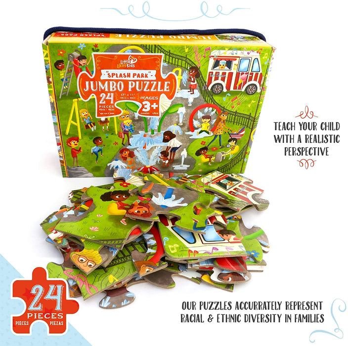 Little Likes Kids Splash Park Jumbo Puzzle - 24 Pieces