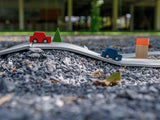 PlanToys - Rubber Road and Rail Set