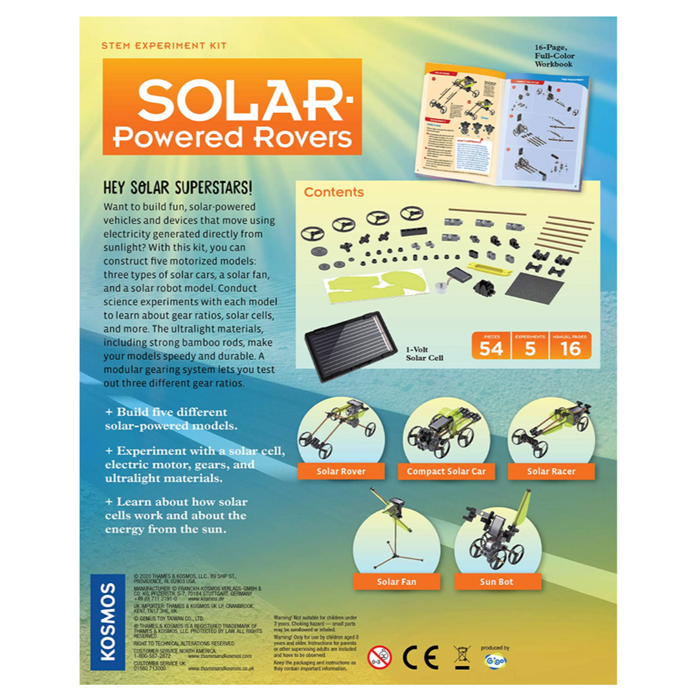 THAMES AND KOSMOS: SOLAR POWERED ROVERS