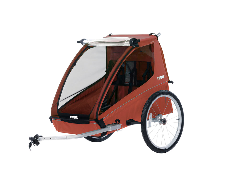Thule Cadence 2 Double Bicycle Trailer - Hot Sauce Red