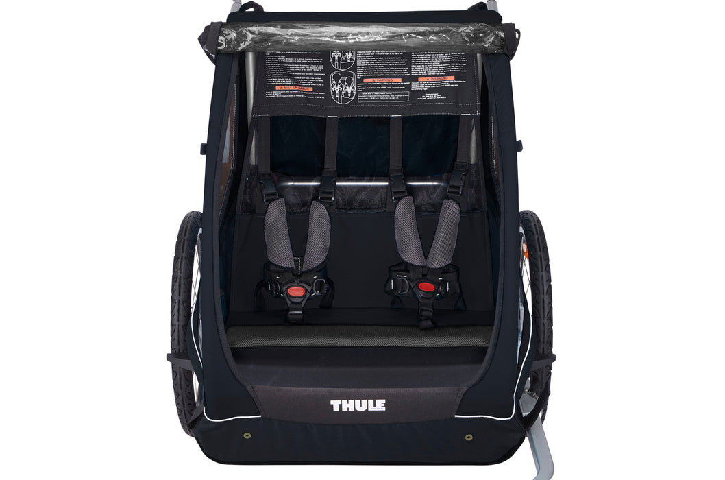 Thule Coaster XT Double Bicycle Trailer and Stroller - Black