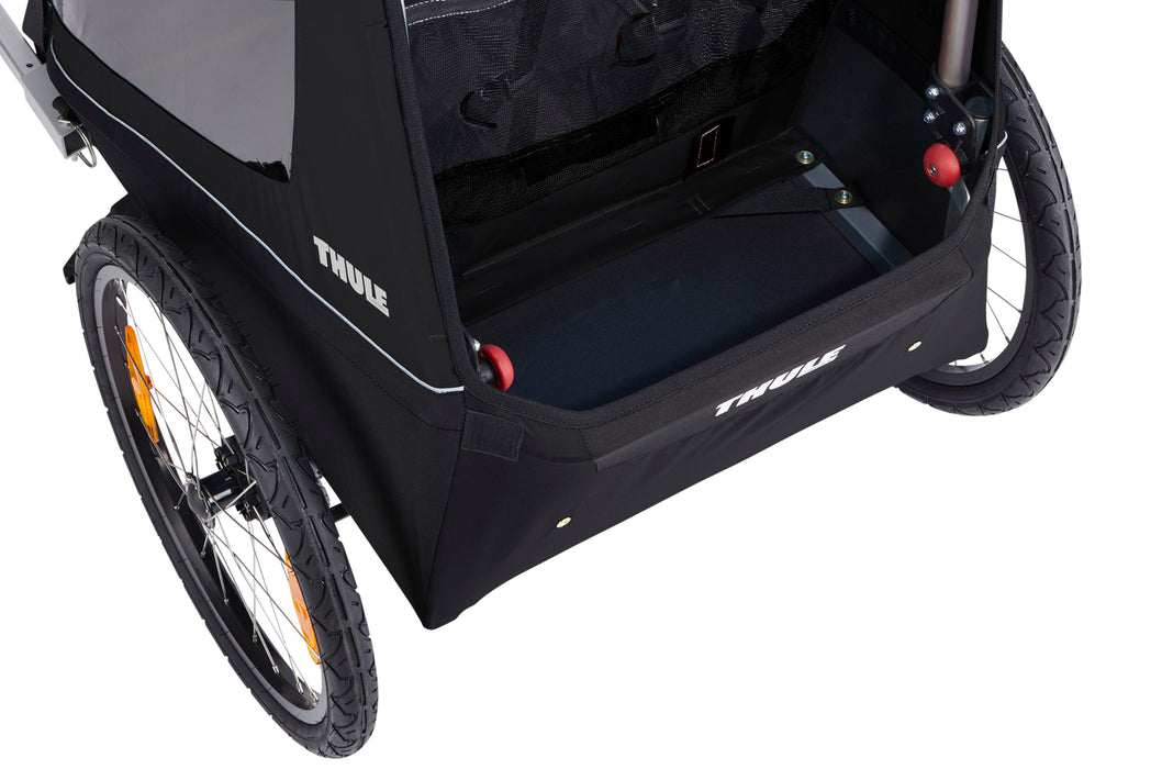 Thule Coaster XT Double Bicycle Trailer and Stroller - Black