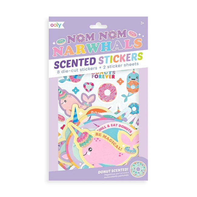Ooly Nom Nom Narwhals Scented Stickers