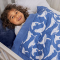 Aden + Anais Toddler Embrace Weighted Blanket - Whale Watching