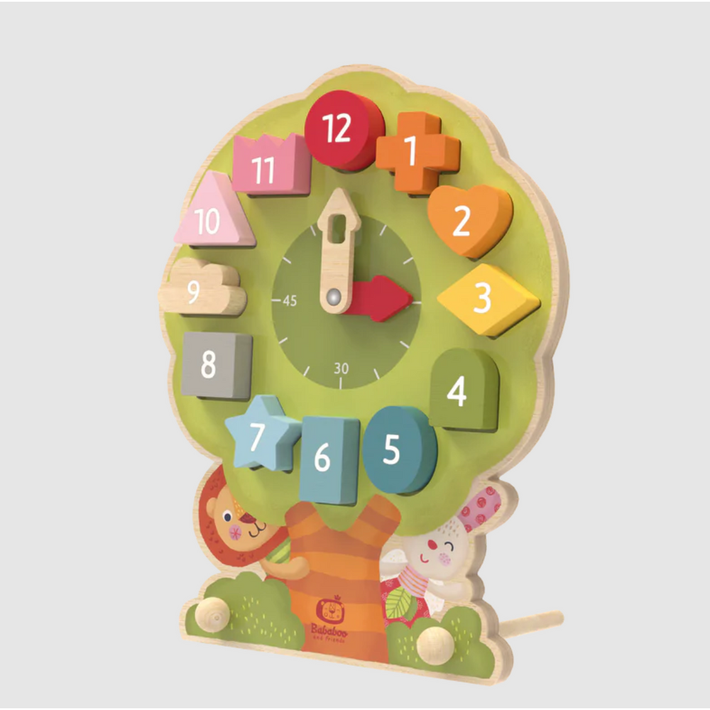 Bababoo and Friends. Wonder Tree Shape Sorting Clock