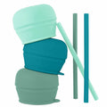 Boon Snug Straw Universal Silicone Sippy Lids 3 Pack