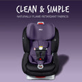 Britax Boulevard Clicktight Convertible Car Seat - Purple Contour Safewash