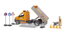Bruder MB Sprinter Municipal Vehicle with Light and Sound Module, Driver and Accessories