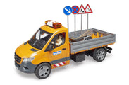 Bruder MB Sprinter Municipal Vehicle with Light and Sound Module, Driver and Accessories