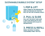 Bubble Tree 1 Liter Bubble System with 2 Refillable Aluminum Bottles