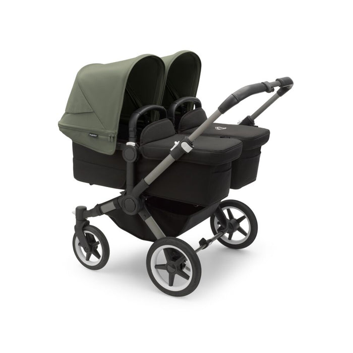Bugaboo Donkey5 Twin Stroller - Graphite / Black / Forest Green