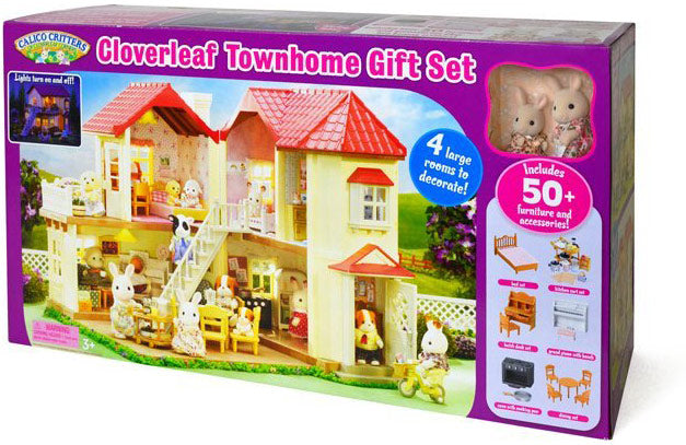 Calico Critters Cloverleaf Townhome Gift Set