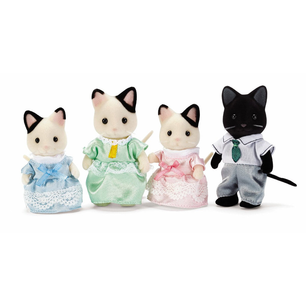 Calico Critters - Tuxedo Cat Family