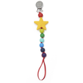 Chewbeads Where's the Pacifier Clip - Rainbow Star