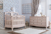 Romina Cleopatra Convertible Crib with Open Back Panel