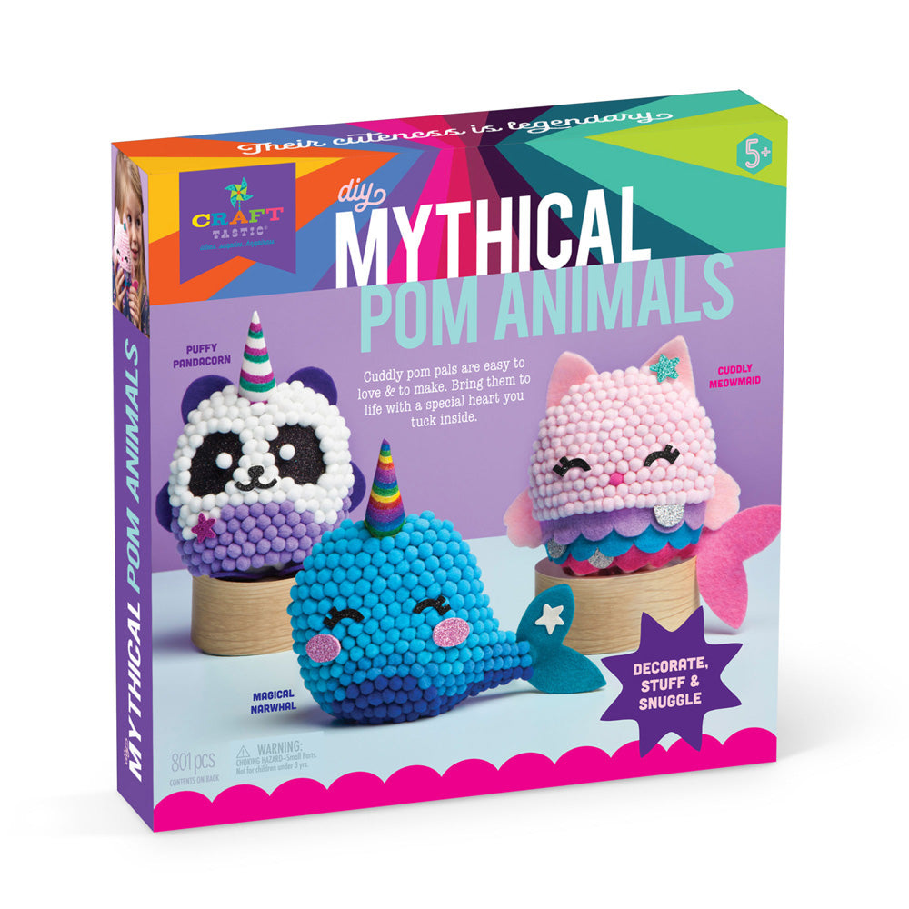 Craft-Tastic DIY Mythical Pom Animals