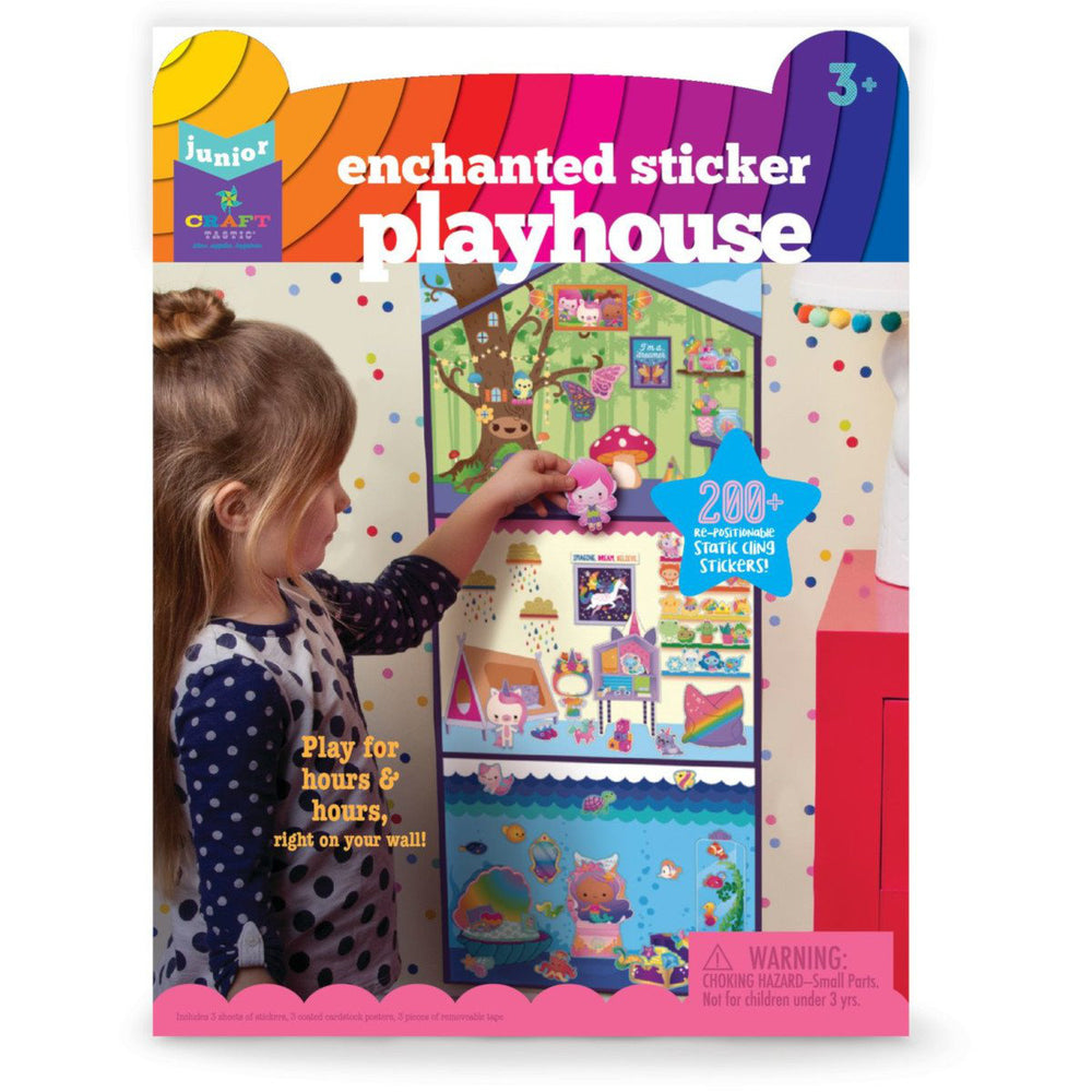 Craft-Tastic Junior Enchanted Sticker Playhouse